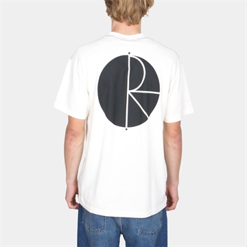 Polar Skate Co Contrast Tee Fill Logo Ivory / Black
